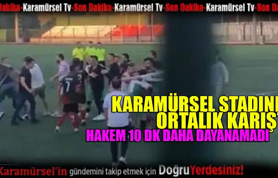 Karamürsel Stadında ortalık karıştı