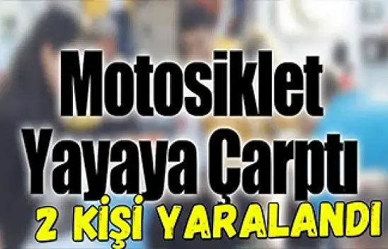 Karamürsel'de Motosiklet kazası 2 Yaralı