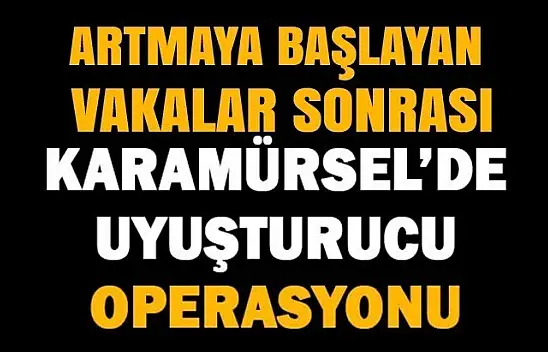 Karamürsel'de uyuşturucu baskını ! Tutuklandılar...