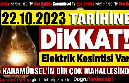 Karamürsel'in bir çok mahallesinde saatlerce elektrik yok!