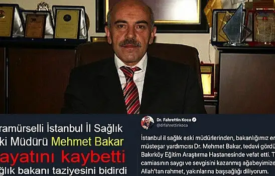 Karamürselli İstanbul il sağlık eski müdürü yaşamını yitirdi