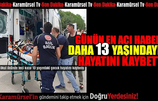 Kartepe'de Feci Kaza: 13 Yaşındaki Öğrenci Hayatını Kaybetti