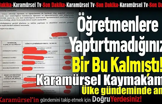 Kaymakam Osman Canbaba bir skandal ile ülke gündeminde!