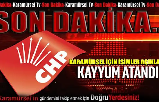 Kayyum atanan isimler belli oldu