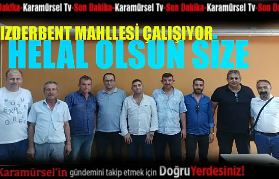 Kızderbent mahallesi Karamürsel'e örnek oluyor