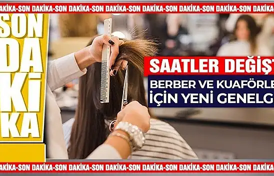 Kocaeli genelinde berber ve kuaförlerin çalışma saatleri değişti!