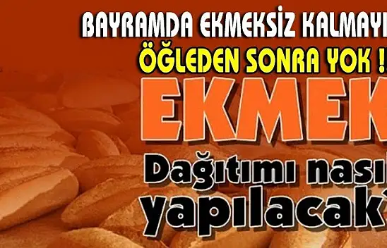 Kocaeli genelinde ekmek dağıtımı o saate kadar yapılacak!