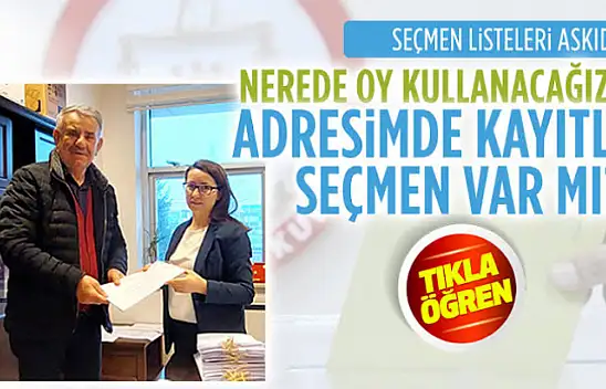 Kocaeli genelinde seçmen listeleri askıya çıkıyor