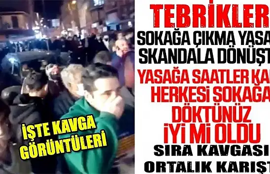 Kocaeli genelinde sokağa çıkma yasağı rezilliğe dönüştü! Sırada kavga çıktı