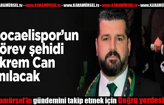 Kocaelispor İçin Fedakarlık Eden Ekrem Can Unutulmuyor