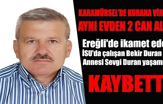 Korana virüsü, Karamürsel'de 2 can birden aldı