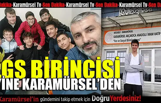 LGS Türkiye birincisi yine Karamürsel'den
