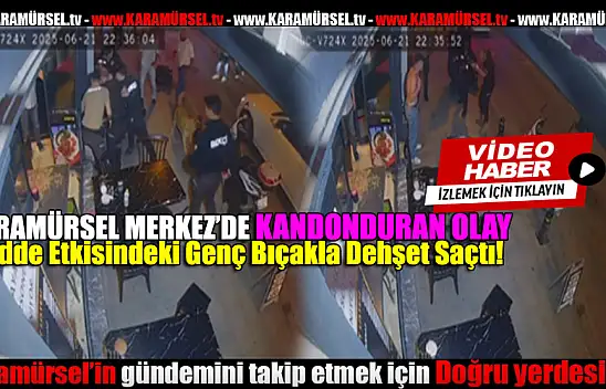 Madde Etkisindeki Genç Bıçakla Dehşet Saçtı!