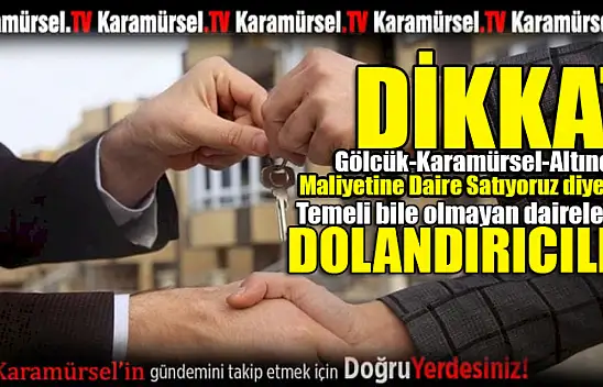 Maliyetine daire satışı ile dolandırıcılık!