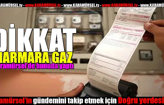 Marmara gaz bunu da yaptı!
