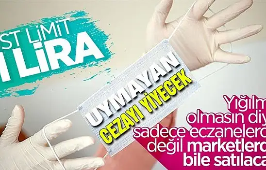 Maske satışı başlıyor!