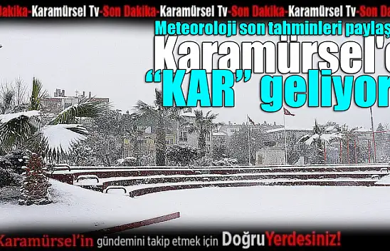 Meteoroloji son tahminleri paylaştı. Karamürsel'e o gün kar geliyor