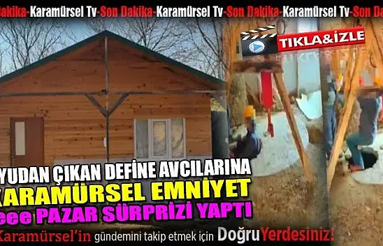 Metrelerce kuyu kazan define avcılarına suçüstü!