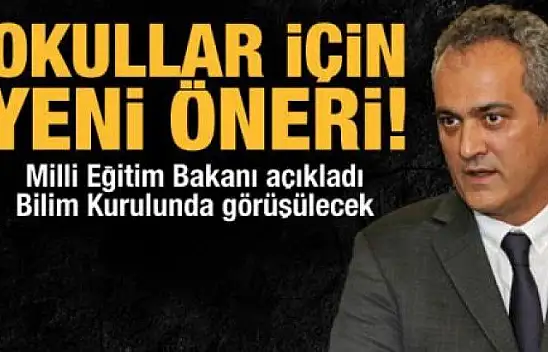 Milli Eğitim Bakanı Özer'den son dakika açıklamalar