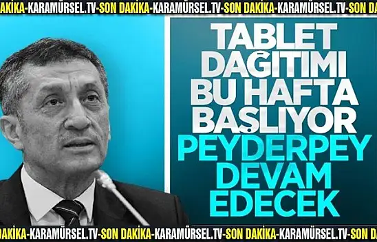 Millieğitim tablet dağıtımına başladı