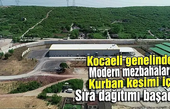 Modern mezbahalarda kurban kesimi için sıra dağıtımına başladı