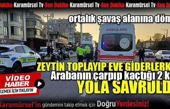 Motosiklete vurup kaçan araç aranıyor!