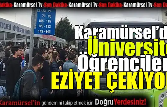 Öğrenciler Toplu Taşıma Sorunu Yaşıyor