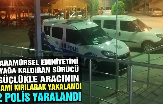 Ortalığı savaş alanına çeviren sürücü güçlükle yakalandı