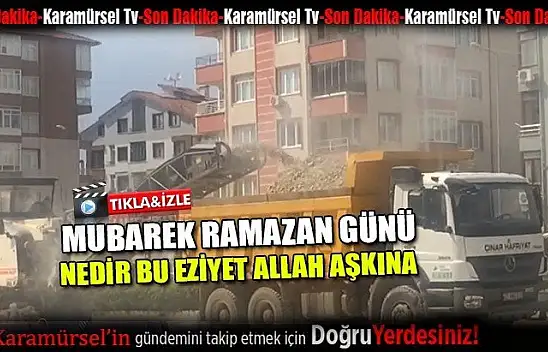 Ramazan günü nedir bu eziyet!