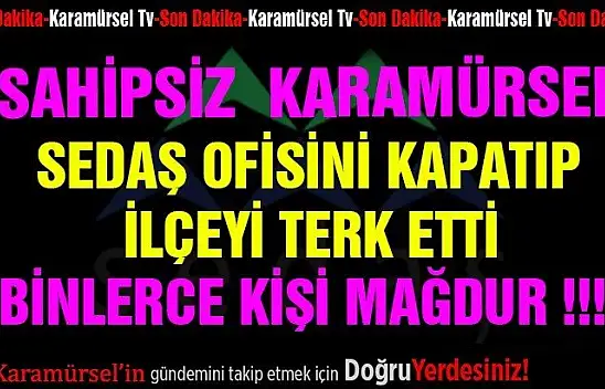 SEDAŞ Karamürsel'den gitti mağduriyetler arttı!