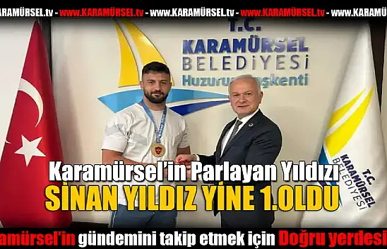 Sinan Yıldız sezonu birincilikle açtı