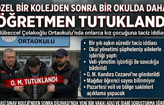 BİR OKULDA DAHA İSTİSMAR ŞOKU!