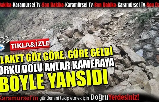 Site sakinleri korku dolu anları böyle görüntüledi!