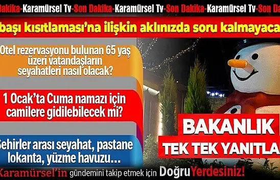 Son dakika yılbaşı açıklaması!