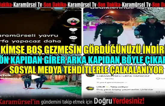 Sosyal medyada tehdit mesajları havada uçuşuyor