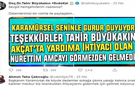 Tahir Büyükakın yine gönüllere dokundu