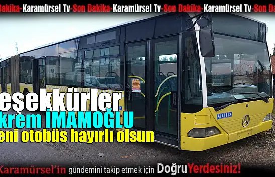 Teşekkürler Ekrem İmamoğlu