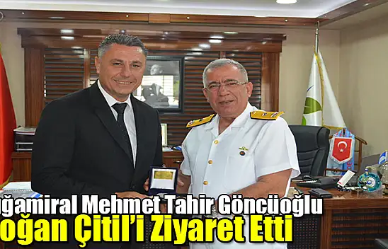Tuğamiral Mehmet Tahir Göncüoğlu, Doğan Çitil'i Ziyaret Etti