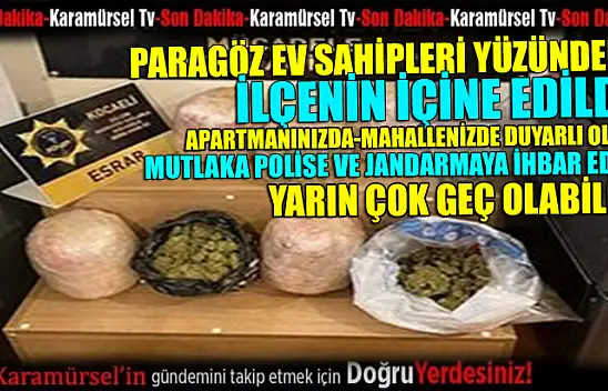 Uyuşturucu tacirleri yeni yöntemler geliştiriyor