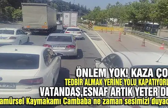 VATANDAŞ İLÇE KAYMAKAMINA SESLENDİ YETER ARTIK!