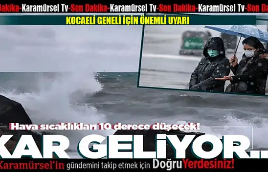 Yarın kış geliyor hava sıcaklığı 10 derece birden düşecek