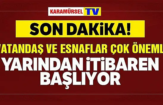 Yarından itibaren bütün hafta denetim var!