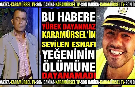 Yeğeninin ölümüne kalbi dayanmadı!