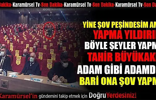 Yıldırım Tahir Büyükakın'a kendince trip atmaya çalıştı!