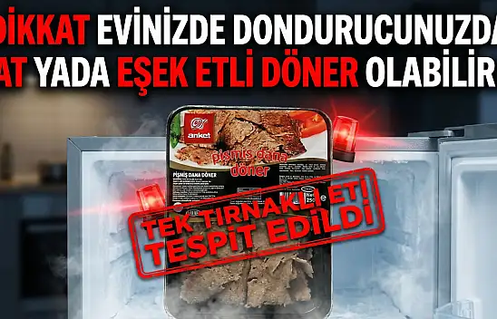 Zincir Marketlerin Dönerinde 'Tek Tırnaklı Eti' Tespit Edildi