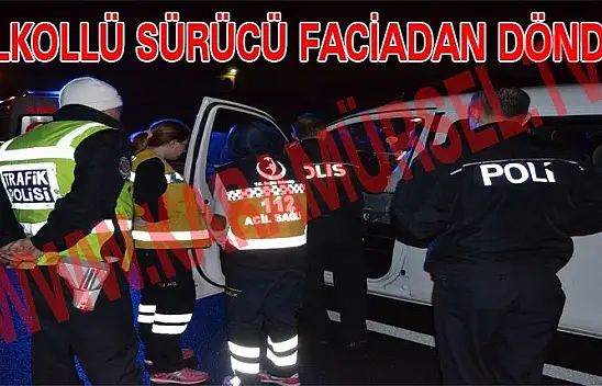 Karamürsel'de Alkollü Sürücü Faciadan Döndü