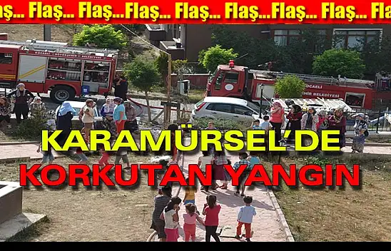 Karamürsel'de bir daire yangında kül oldu