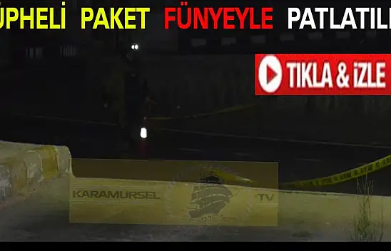SON DAKİKA KARAMÜRSEL'DE BOMBA FÜNYEYLE PATLATILDI