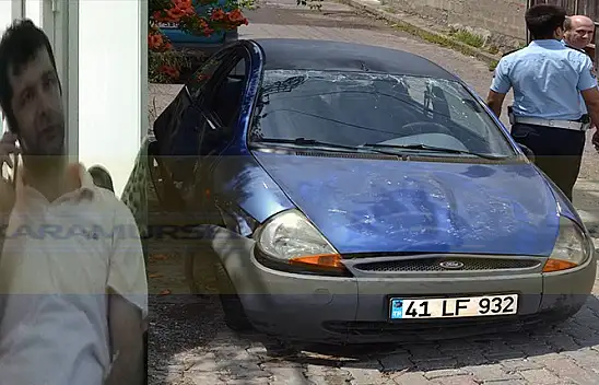 Karamürsel'de Freni patlayan otomobil takla atarak durabildi, 1 kişi yaralandı