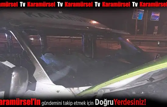 Karamürsel minibüsü alev alevyandı